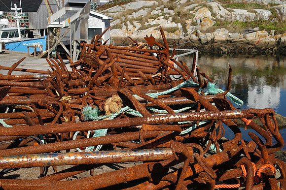 Rusting anchors